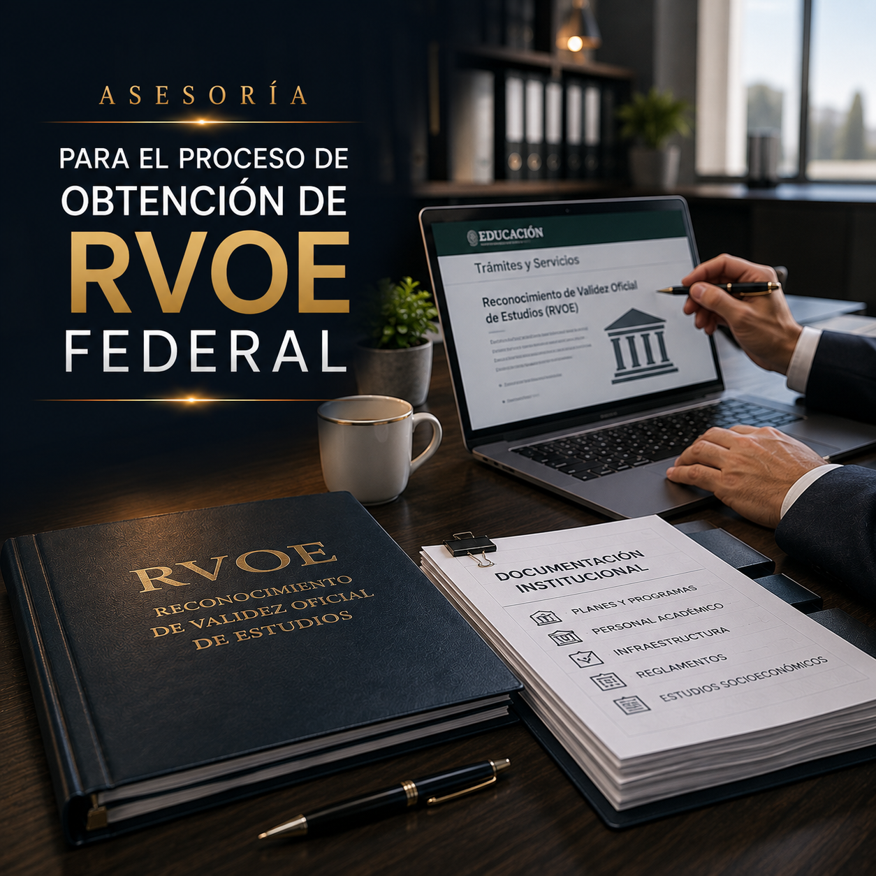 Asesoría para el proceso de obtención de RVOE Federal